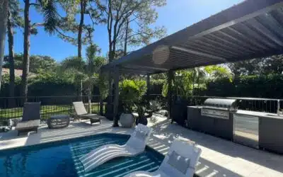 Creative Outdoor Kitchen Pergola Designs