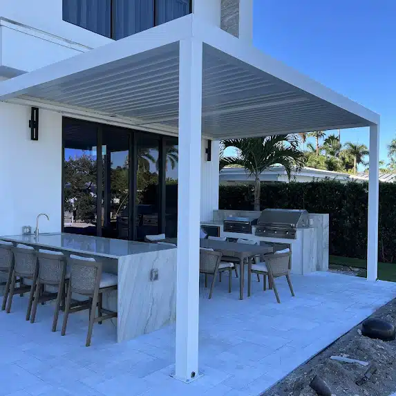 Outdoor kitchen pergola - enVision Pergola Outdoor kitchen pergola