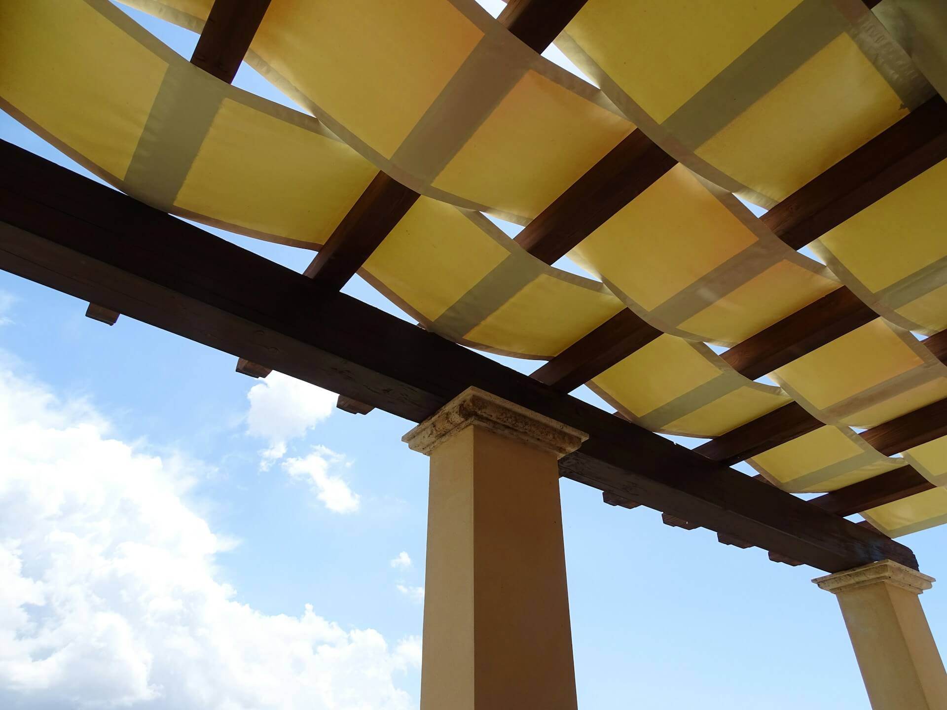 putting a roof on a pergola