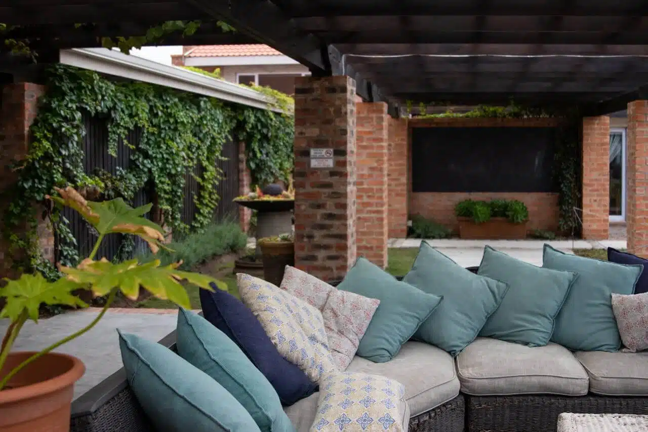 wall mounted pergola with roof - enVision Pergola wall mounted pergola with roof