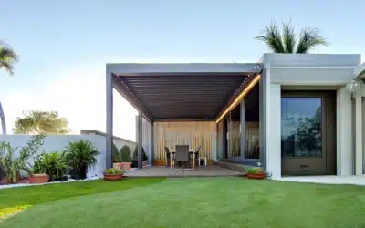 Attached Louvered Pergola: Extending Comfort from Home to Outdoors