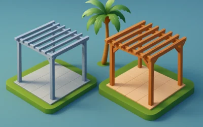 Aluminum vs Wood Pergolas in Florida