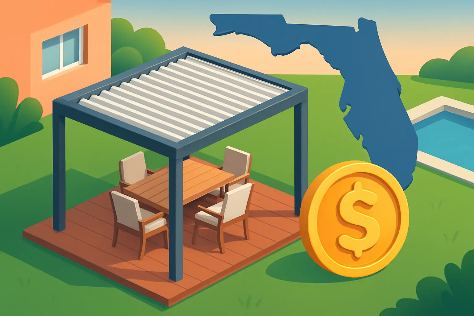 Motorized Pergola Cost in Florida Real Numbers Motorized Pergola Cost in Florida: Real Numbers
