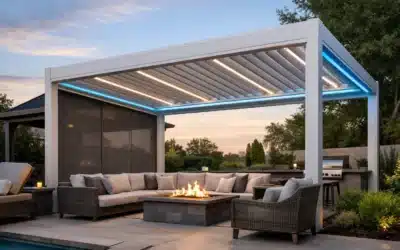 Case Study Backyard Pergola With Automated Shades
