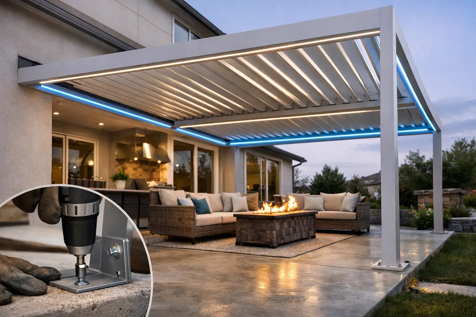 Guide to Attaching Pergola to Concrete Slab