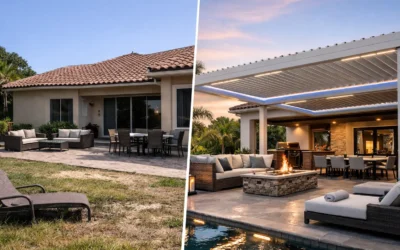 Naples Pergola Project Before and After Results